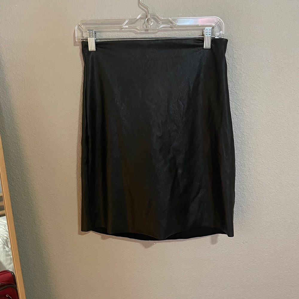 Leather skirt